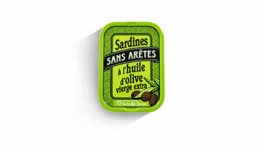 Sardine sans arrête huile d'olive 115G