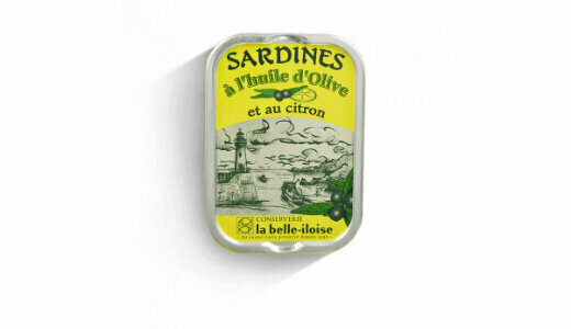 Sardines à l'huile d'olive et au citron 115GR