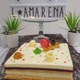 Entremet moderne Citron/Fraise Entremet moderne Citron/Fraise